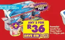 Shoprite Parmalat Smooth/ Yum Chums Yoghurt offer