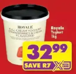 Shoprite Royale Yoghurt offer