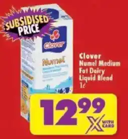 Shoprite Clover Numel Medium Liquid Blend offer