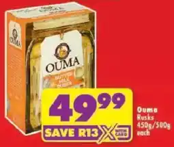 Shoprite Ouma Rusks offer