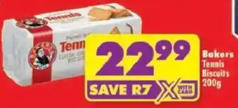 Shoprite Bakers Tennis Biscuits offer