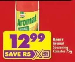 Shoprite Knorr Aromat Seasoning Canister offer