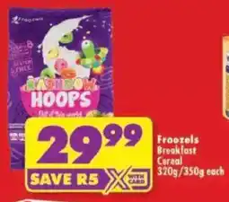 Shoprite Froozels Breakfast Cereal offer