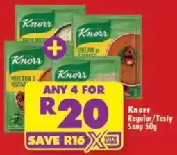 Shoprite Knorr Regular/ Tasty Soup offer