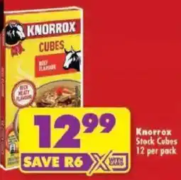 Shoprite Knorrox Stock Cubes offer