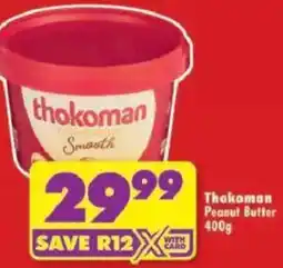 Shoprite Thokoman Peanut Butter offer