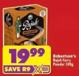 Shoprite Robertson's Rajah Curry Powder offer