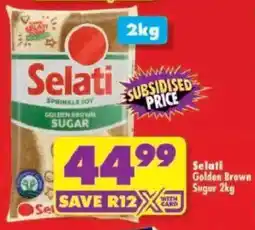 Shoprite Selati Golden Brown Sugar offer