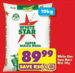 Shoprite White Star Super Maize Meal offer
