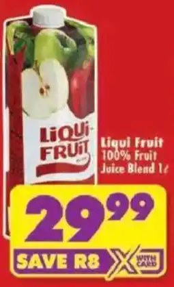 Shoprite Liqui Fruit 100% Fruit Juice Blend offer