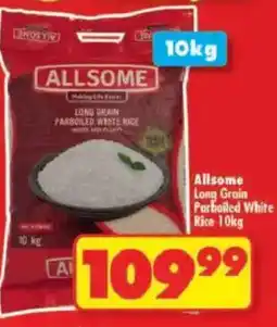 Shoprite Allsome Long Grain Parboiled White Rice offer