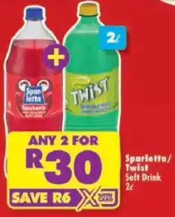 Shoprite Sparletta/ Twist Soft Drink offer