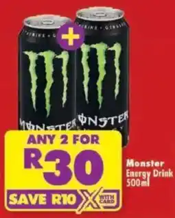 Shoprite Monster Energy Drink offer
