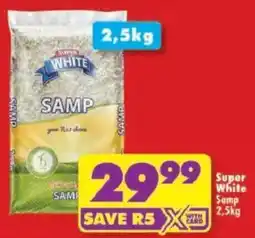 Shoprite Super White Samp offer
