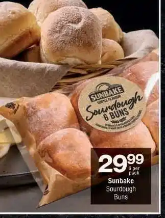 Checkers Sunbake Sourdough Buns offer