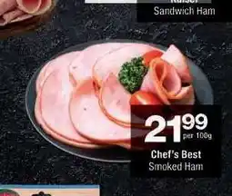 Checkers Chef's Best Smoked Ham offer