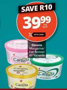 Checkers Canola Margarine/Fat Spread offer