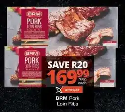Checkers BRM Pork Loin Ribs offer