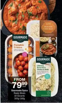 Checkers Gourmade/Spice Ready Meals offer