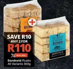 Checkers Sandveld Rusks offer