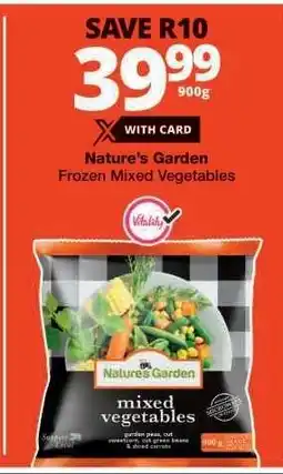 Checkers Nature's Garden Frozen Mixed Vegetables offer