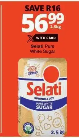 Checkers Selati Pure White Sugar offer