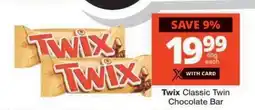 Checkers Twix Classic Twin Chocolate Bar offer