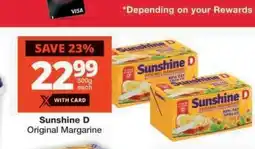 Checkers SUNSHINE D Original Margarine offer