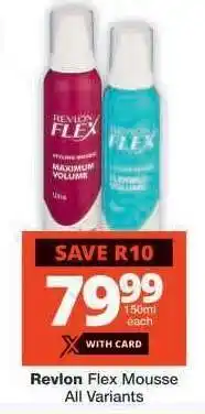 Checkers Revlon Flex Mousse offer