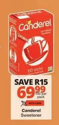 Checkers Canderel Sweetener offer
