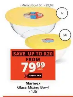 Checkers Marinex Glass Mixing Bowl offer