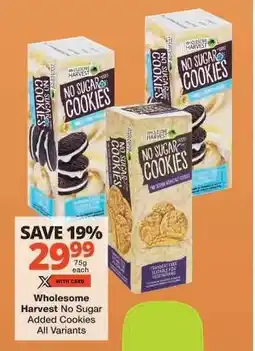 Checkers Wholesome Harvest No Sugar Added Cookies offer