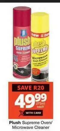Checkers Plush Supreme Oven/Microwave Cleaner offer