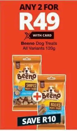 Checkers Beeno Dog Treats offer