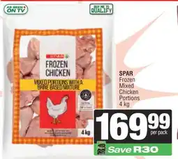 Spar SPAR Frozen Mixed Chicken Portions 4 kg offer