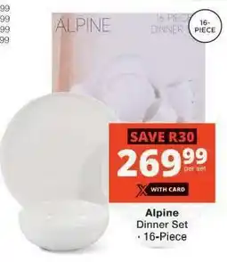 Checkers Alpine Dinner Set offer