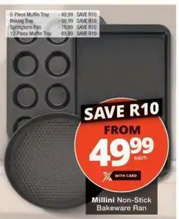 Checkers Millini Non-Stick Bakeware Ran offer