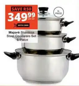 Checkers Majoré Stainless Steel Cookware Set offer