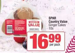 Spar SPAR Country Value Ginger Cakes 10s offer