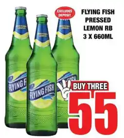 Boxer FLYING FISH Pressed Lemon RB 3 x 660ml offer