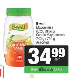 Spar B-well Mayonnaise offer