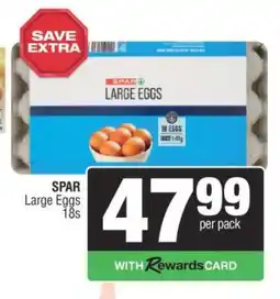 Spar SPAR Large Eggs 18s offer