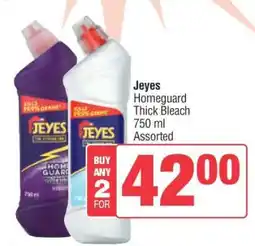Spar Jeyes Homeguard Thick Bleach offer