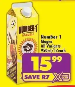 Shoprite NUMBER 1 MAGEU offer
