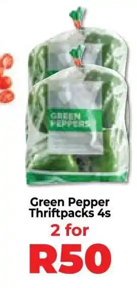 Food Lover's Market Green Pepper Thriftpacks 4s offer