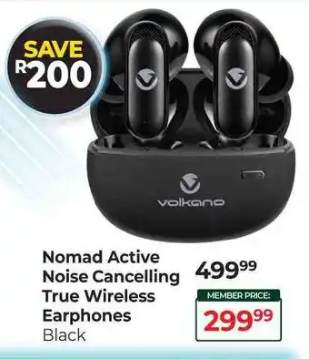 Volkano Nomad Active Noise Cancelling True Wireless Eaarphones