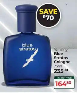 Dis-Chem Yardley Blue Stratos Cologne offer