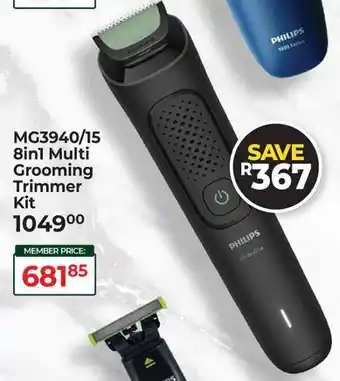 Philips MG3940/15 8 In 1 Multi Grooming Trimmer Kit
