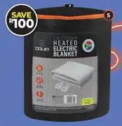 Dquip Tie Down Heated Electric Blanket King