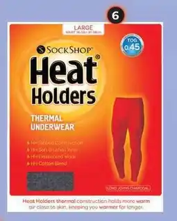 Dis-Chem Heat Holders Men's Long Johns offer